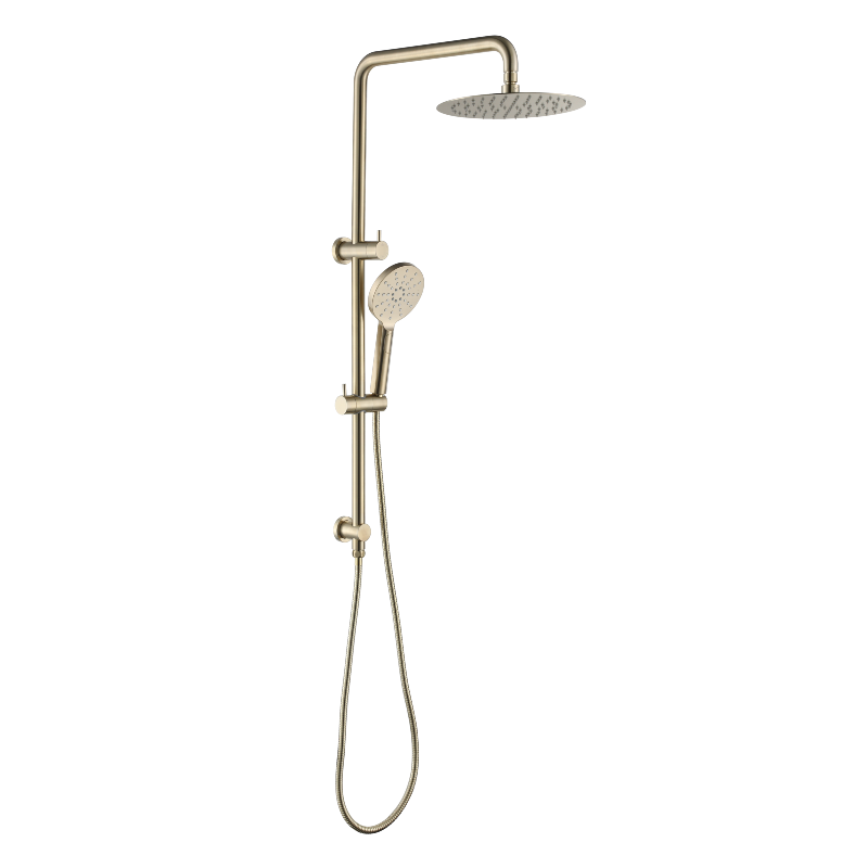 Mica - French Gold Twin Shower Rail
