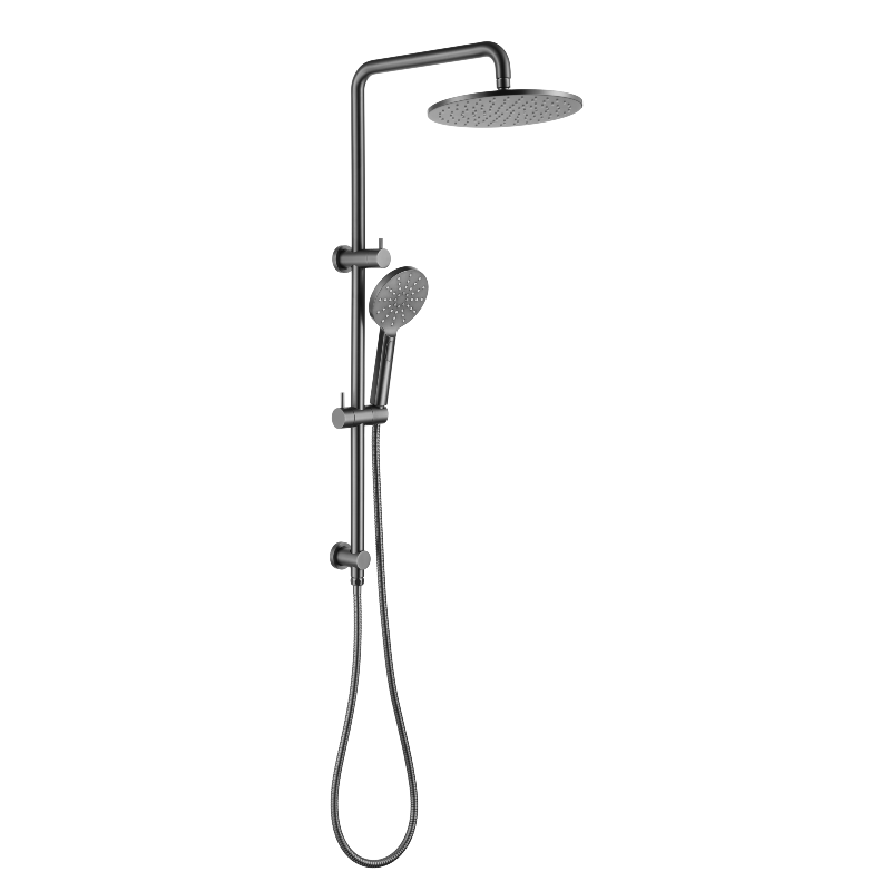 Mica - Gunmetal Twin Shower Rail