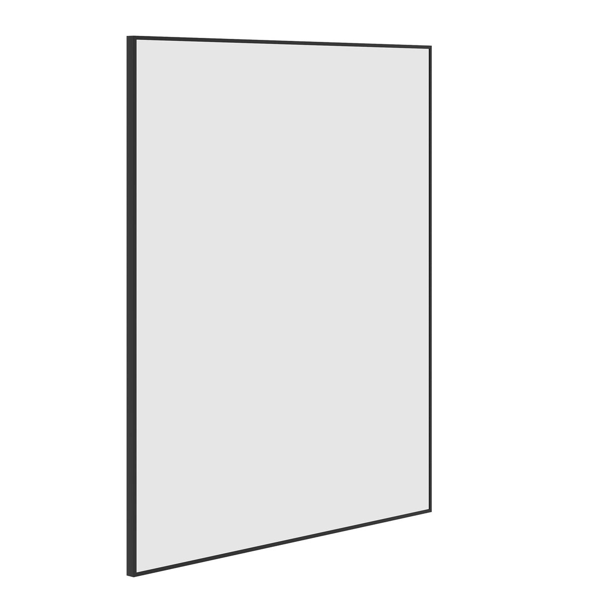 Ablaze - Carson Rectangle Black Framed Mirror - 900x750mm