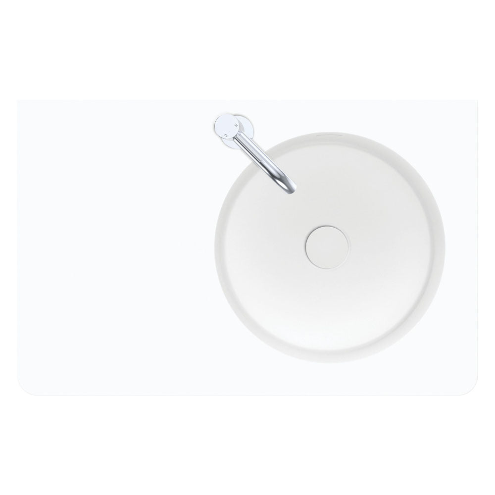 Encanto 700 Right Hand Bowl Wall Hung Basin with Overflow