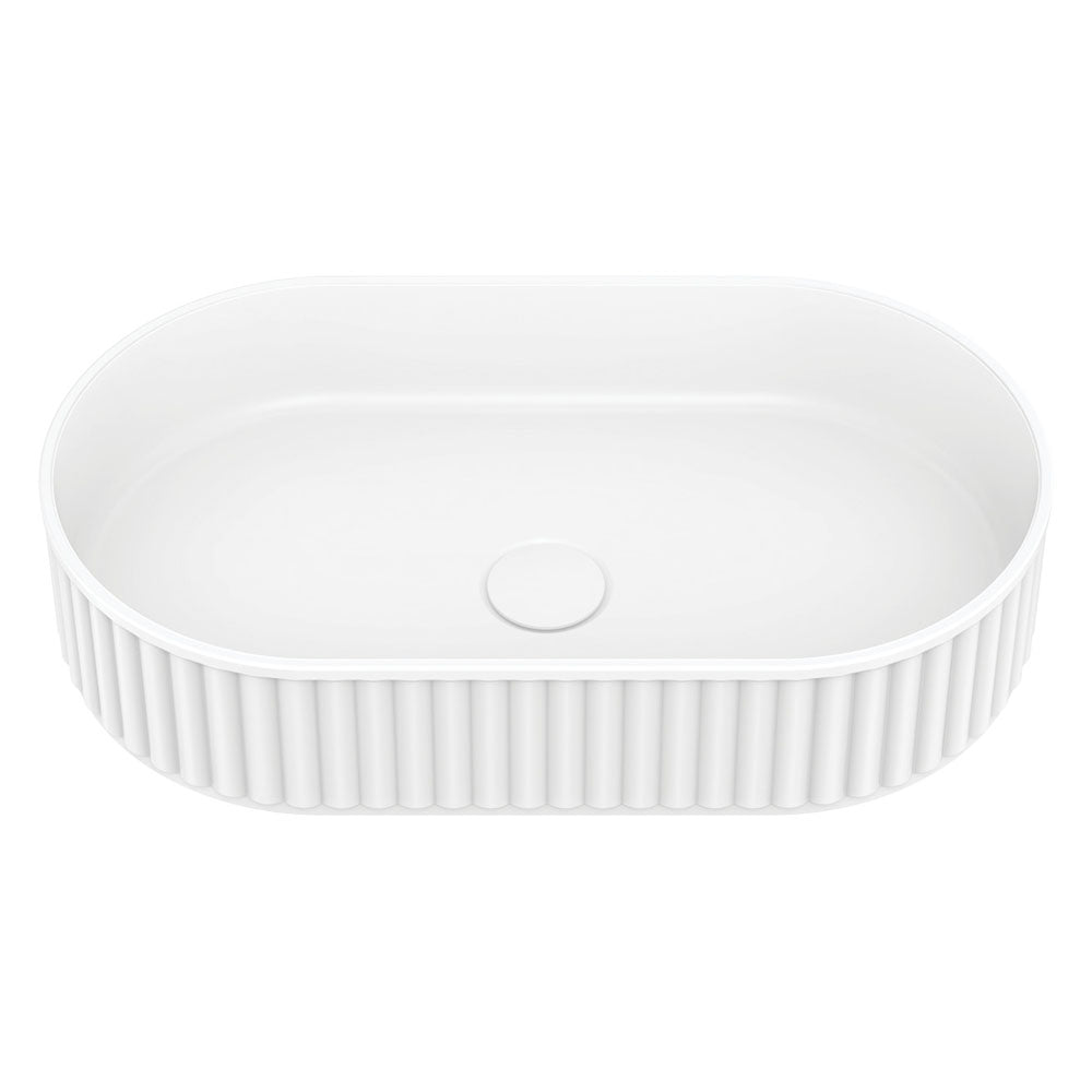 Minka Fluted Pill Shaped Solid Surface Basin