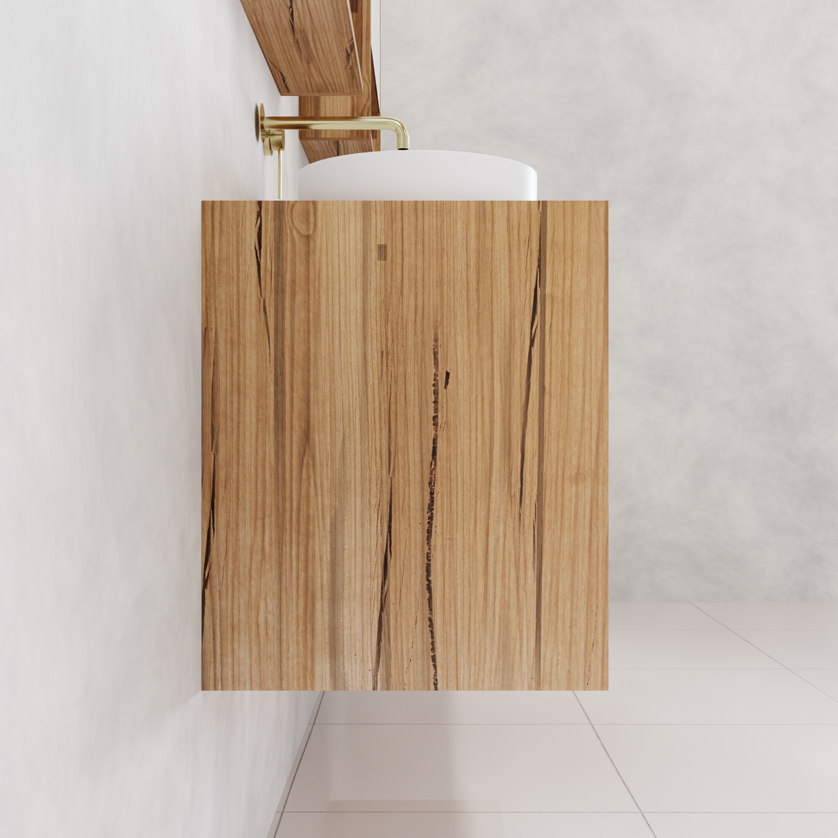 Carini - 1800mm Messmate Vanity with Waterfall Sides