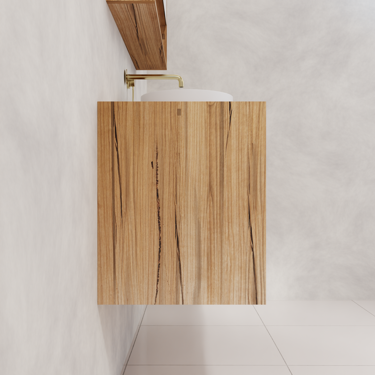 Carini - 1200mm Messmate Vanity with Waterfall Sides