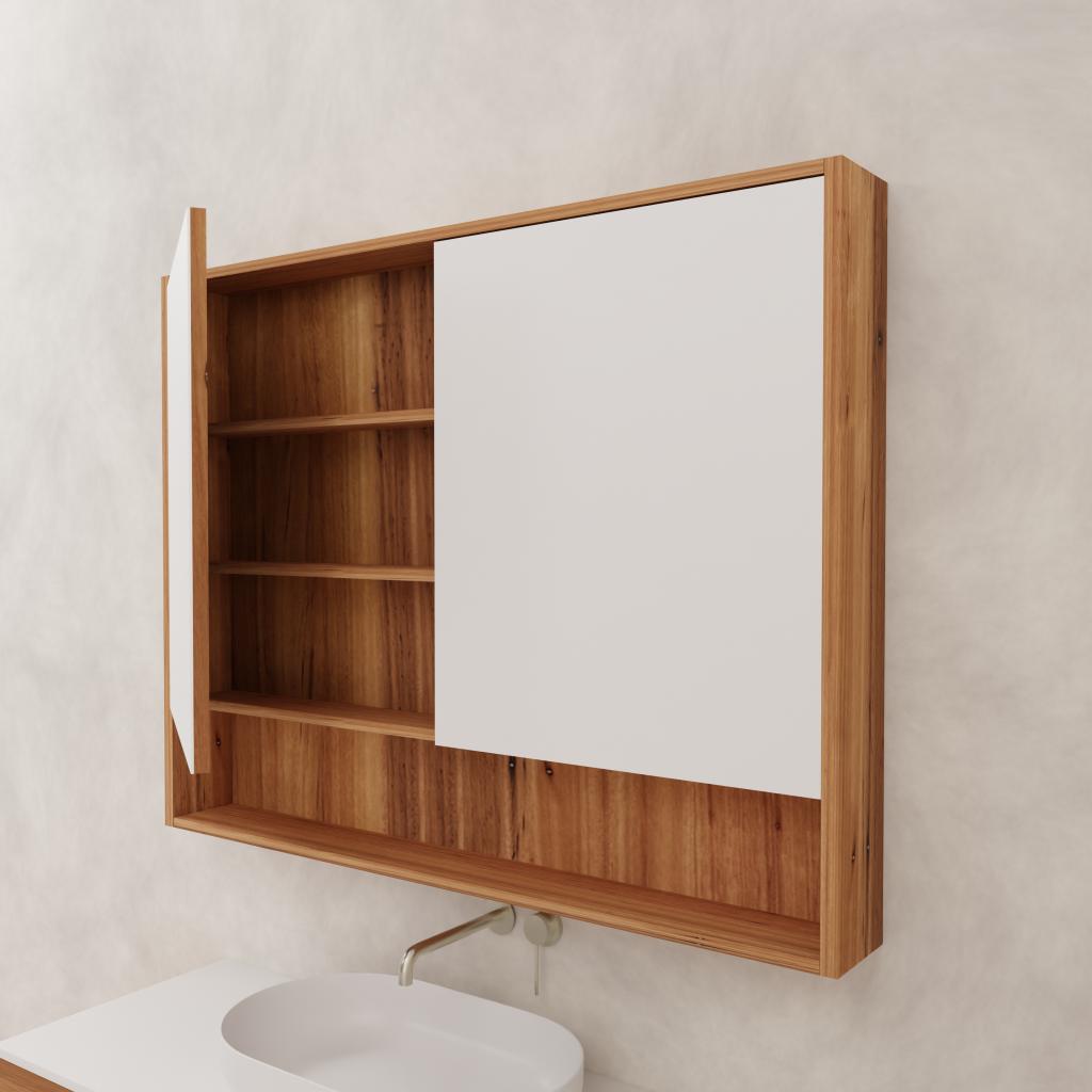 Carini - 1200mm Blackbutt Shaving Cabinet