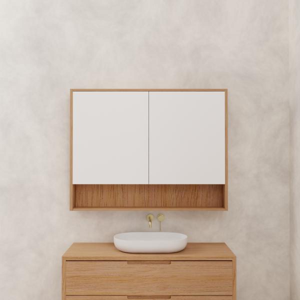 Carini - 1200mm Victorian Ash Shaving Cabinet