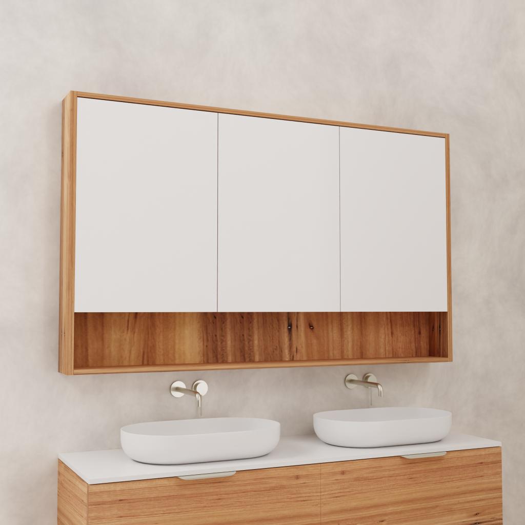 Carini - 1500mm Blackbutt Shaving Cabinet