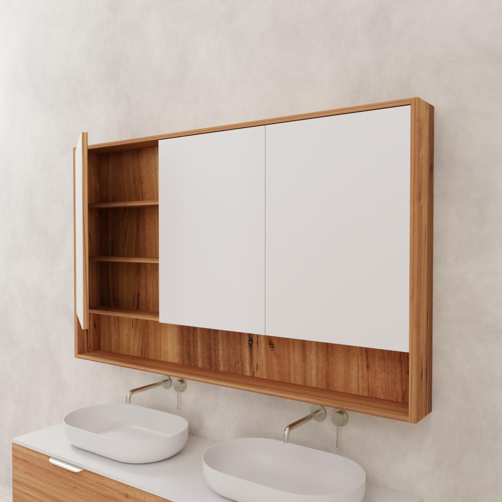 Carini - 1500mm Blackbutt Shaving Cabinet