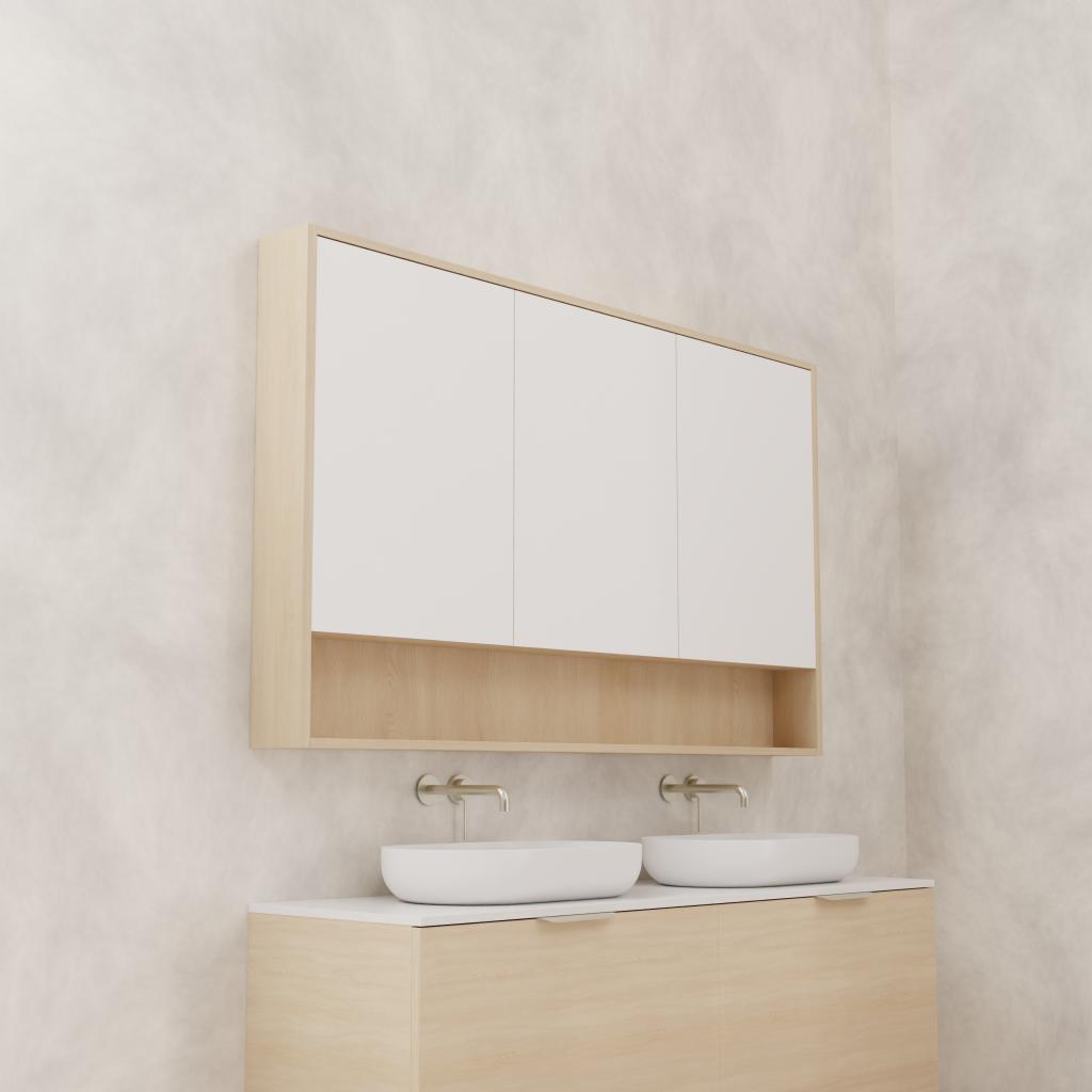 Carini - 1500mm Vero Oak Shaving Cabinet