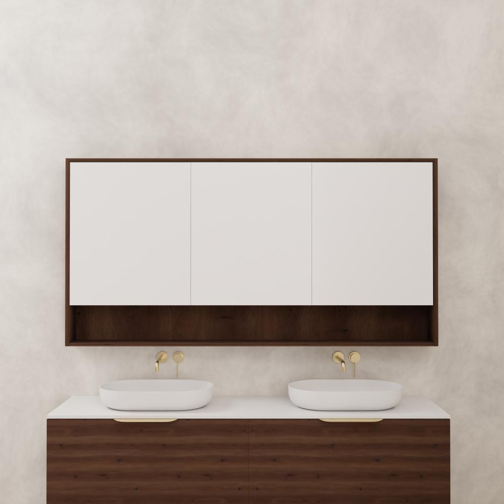 Carini - 1800mm Chestnut Shaving Cabinet