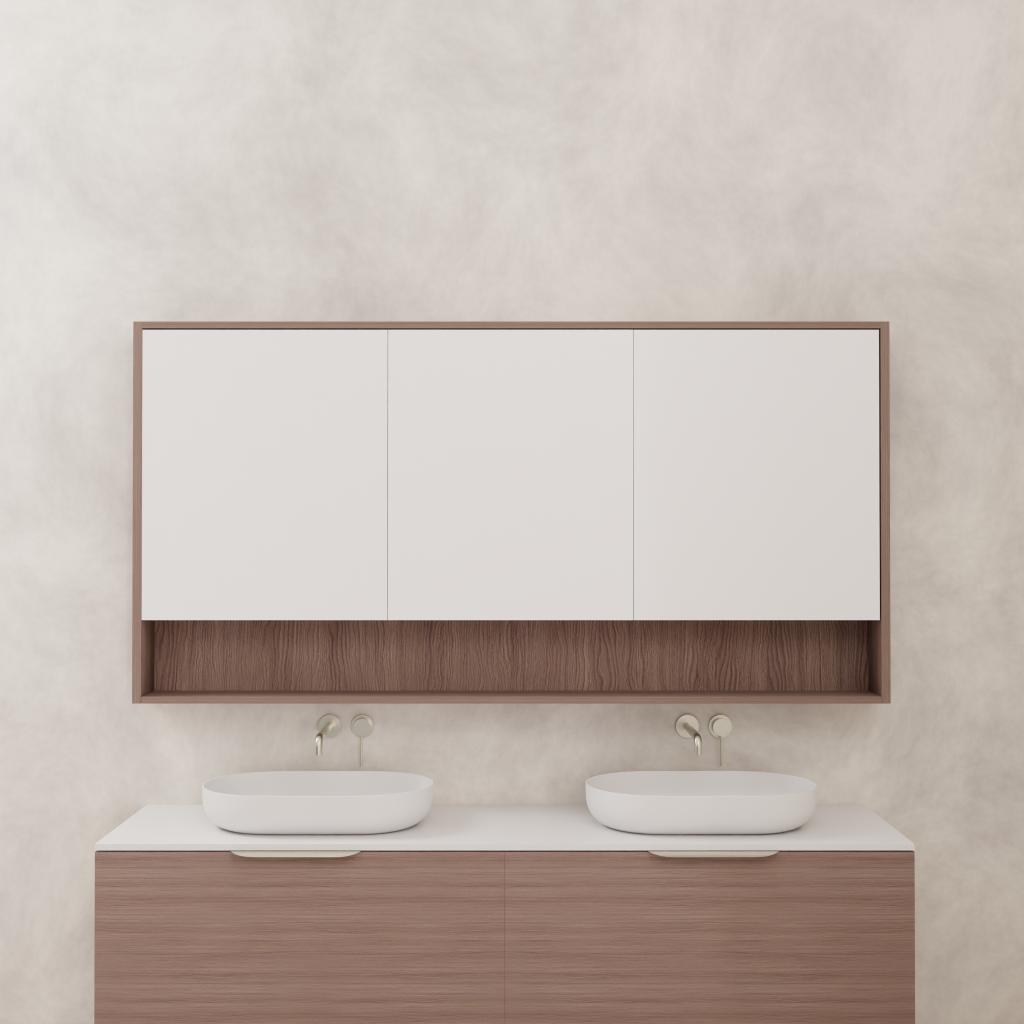 Carini - 1800mm Urban Oak Shaving Cabinet