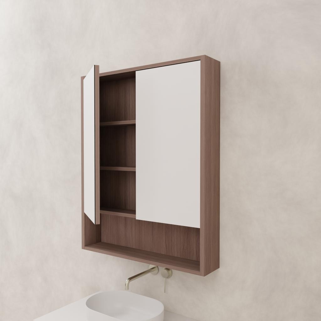 Carini - 750mm Urban Oak Shaving Cabinet