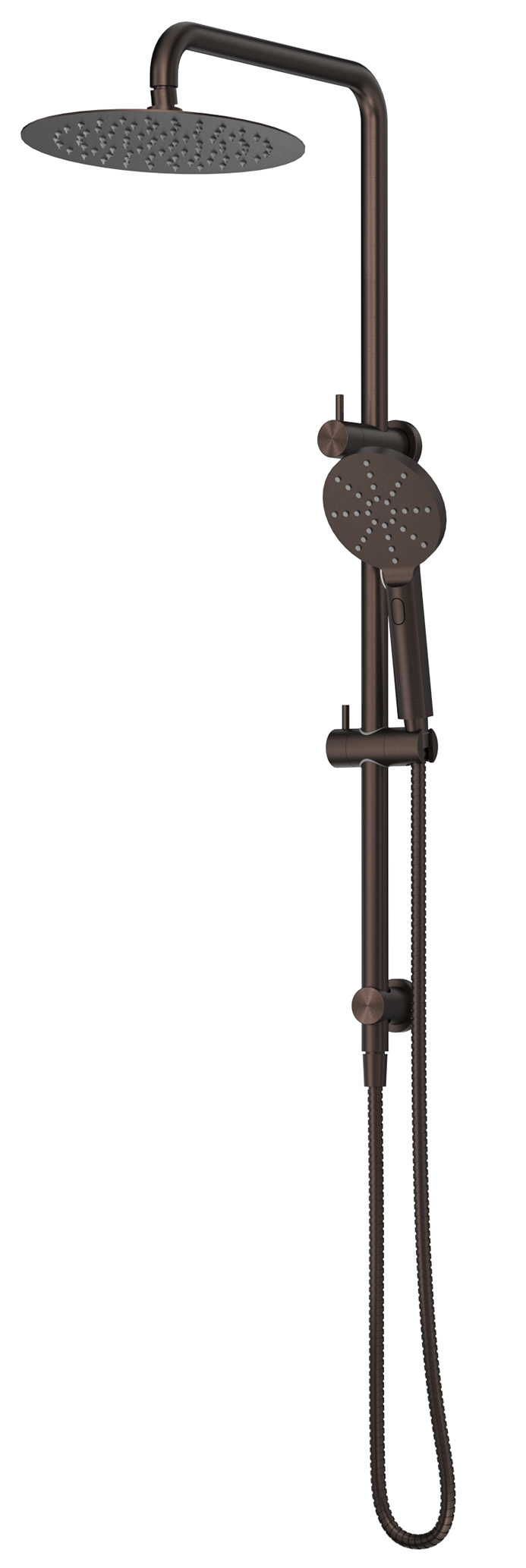 Mica Dusk Bronze Dual Shower Rail