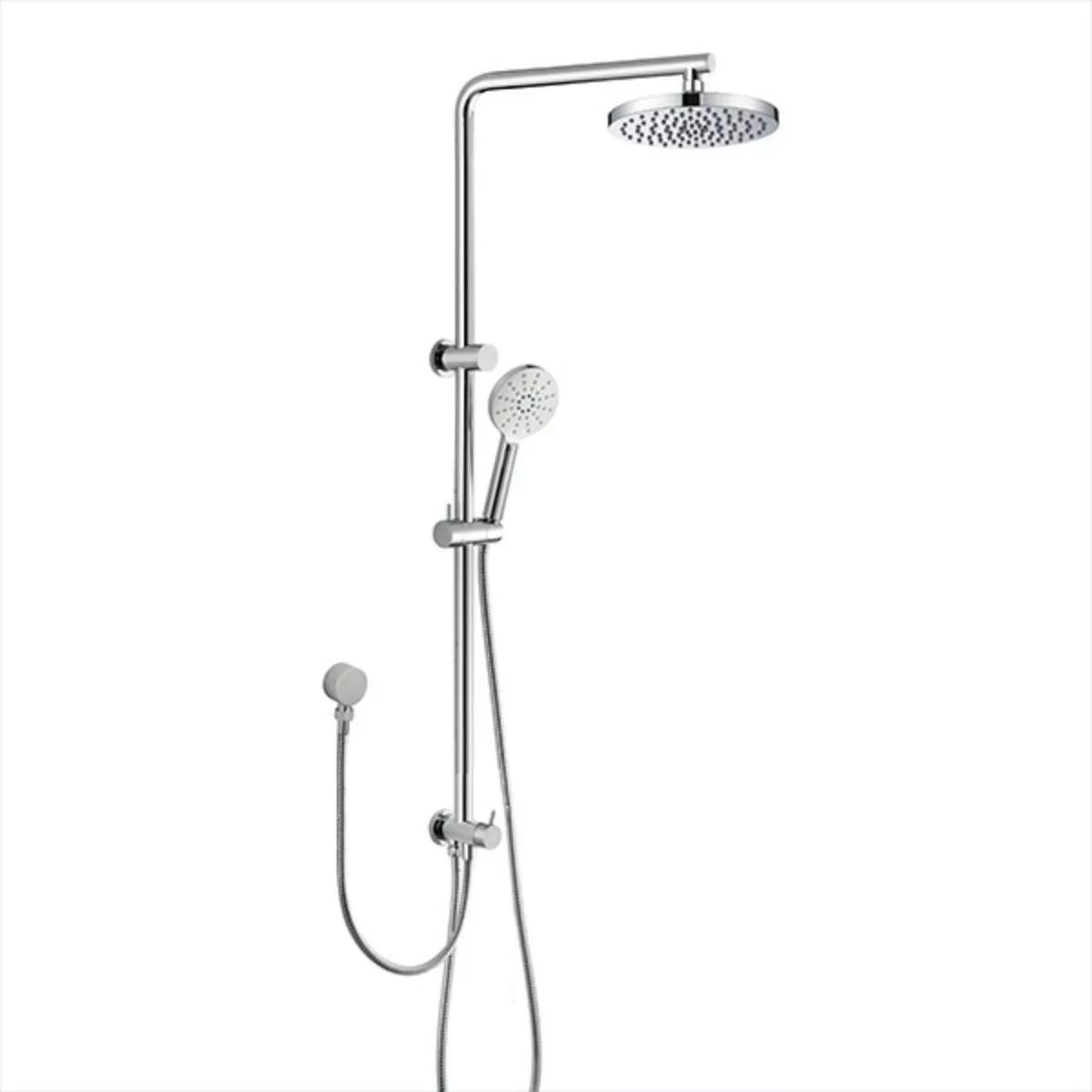 Mica - Polished Chrome Dual Shower Rail