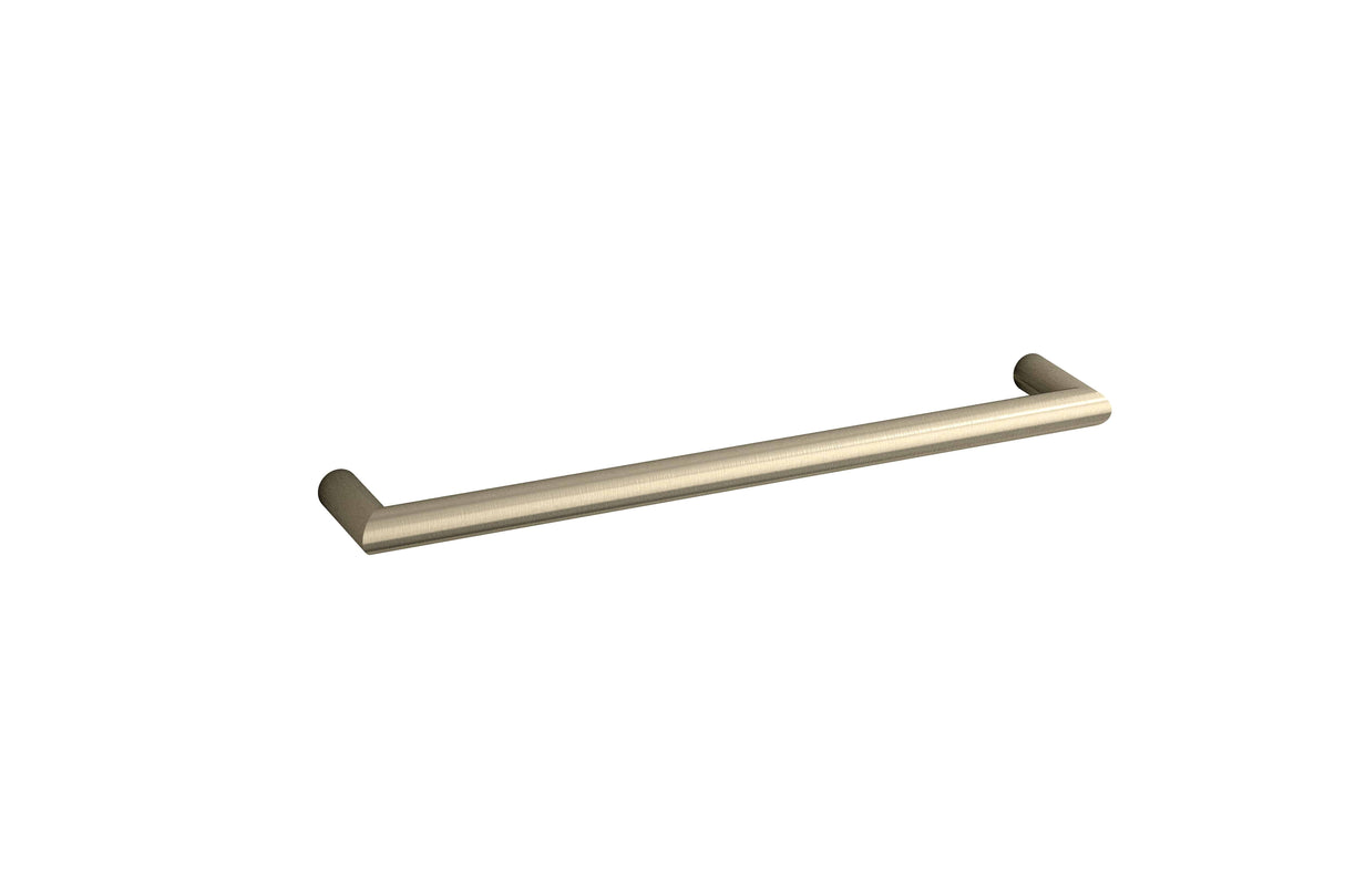Thermorail - Round Single Rail 632x32x100mm 18Watts - Brushed Nickel - Includes Transformer