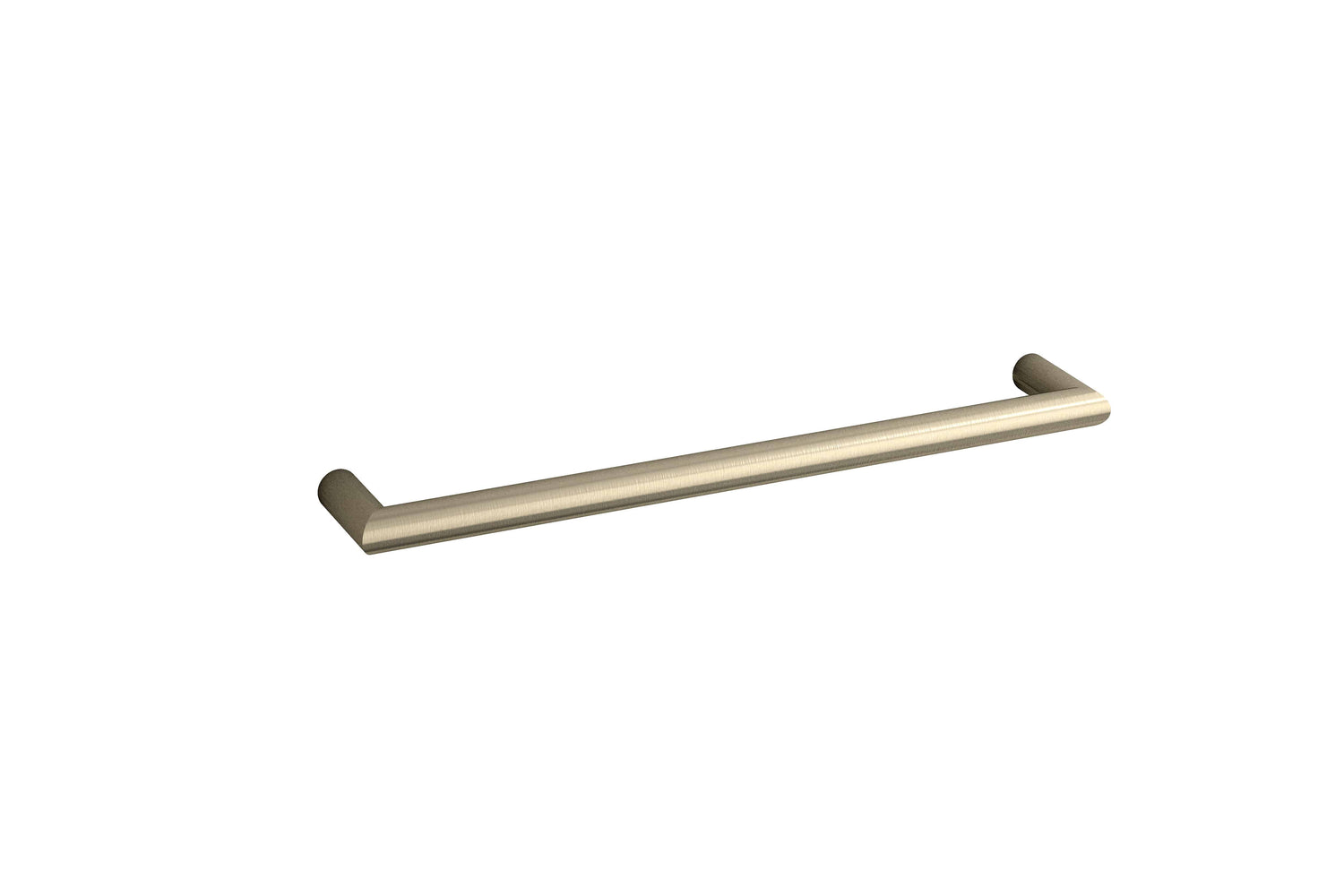 Thermorail - Round Single Rail 632x32x100mm 18Watts - Brushed Nickel - Includes Transformer