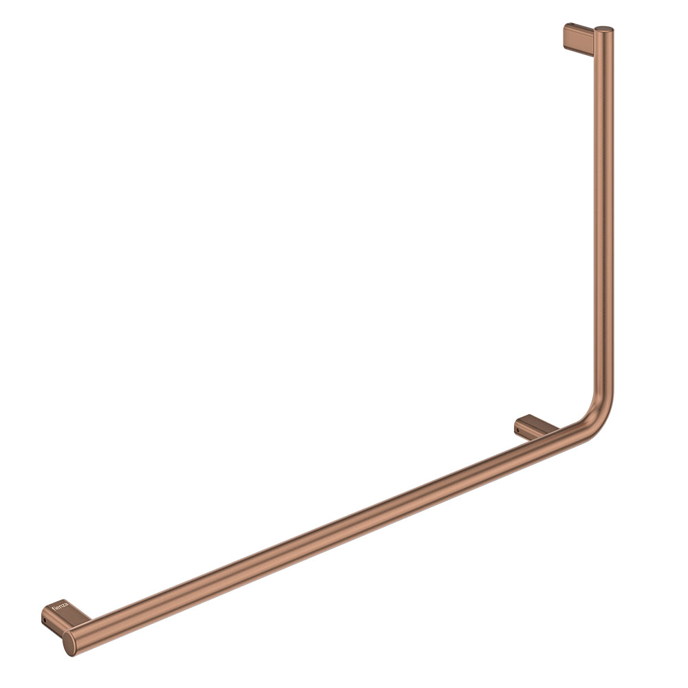 90° Care Slimline Grab Rail - Left or Right-Hand