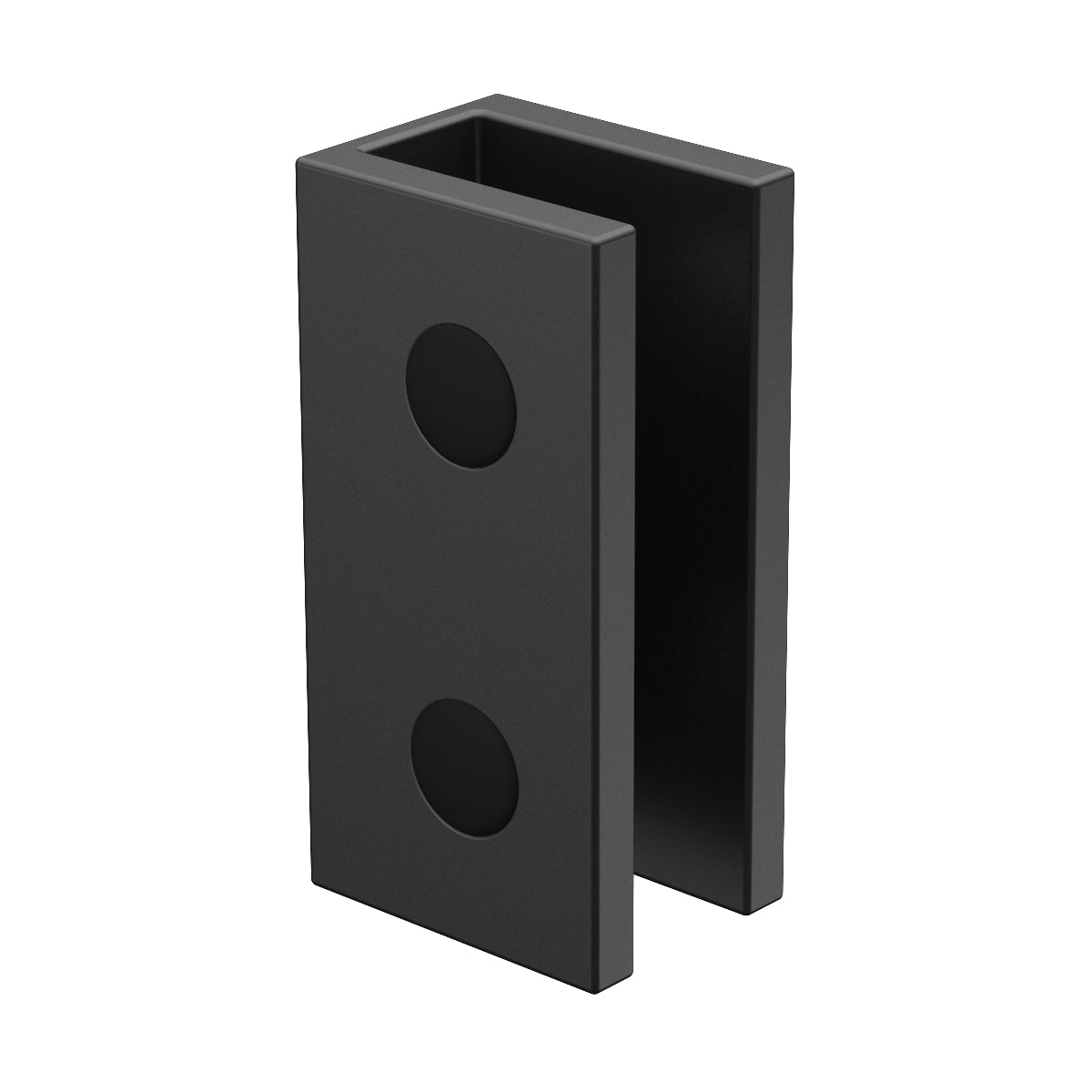 Purity - Matte Black Shower Glass Bracket
