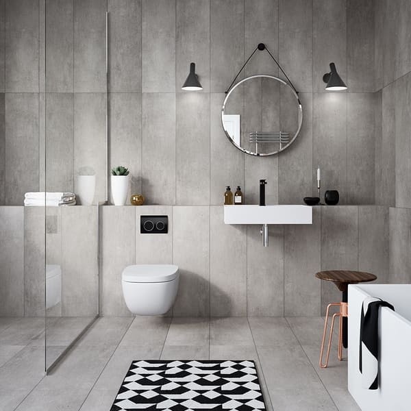 Sigma30 - Matte White Flush Plate for Sigma Concealed Cistern