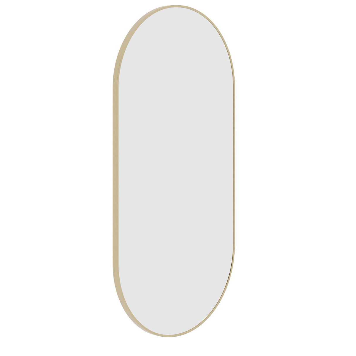 Ablaze - Havana Pill Gold Framed Mirror - 500x1000mm