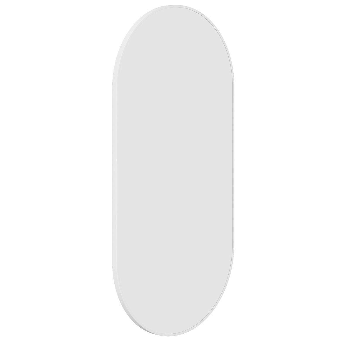Ablaze - Havana Pill White Framed Mirror - 500x1000mm