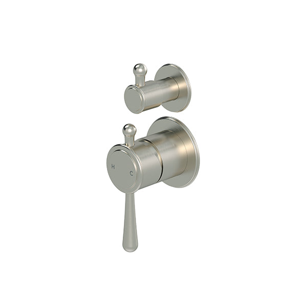 Harrington Shower Divertor Mixer Brushed Nickel