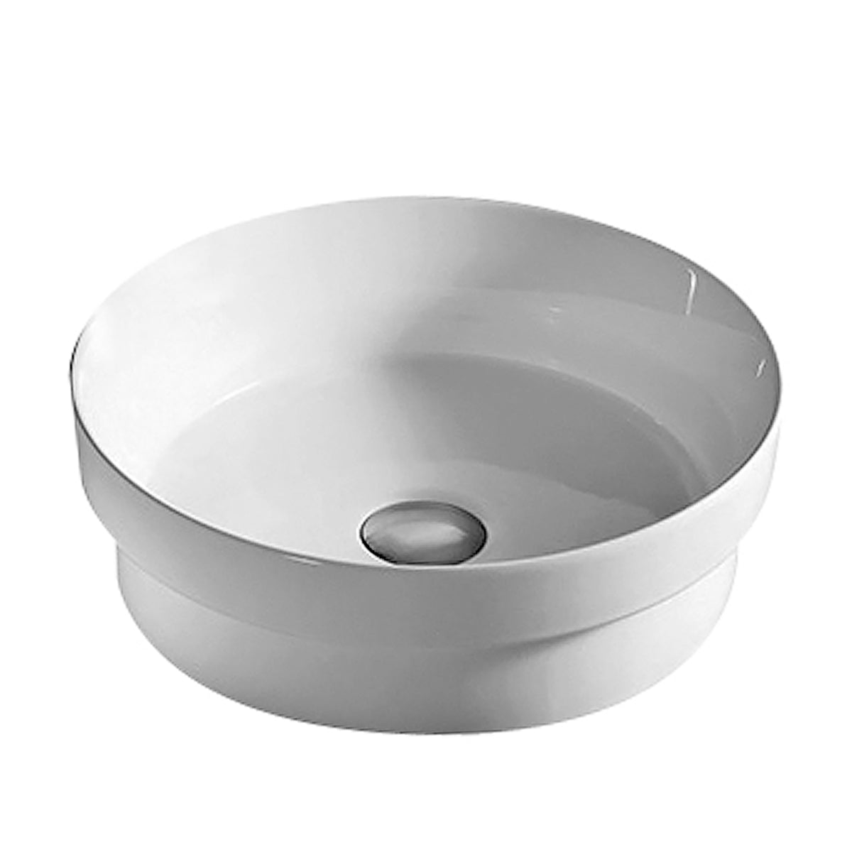 Icarus - Gloss White Ceramic Inset Basin
355x355x120mm