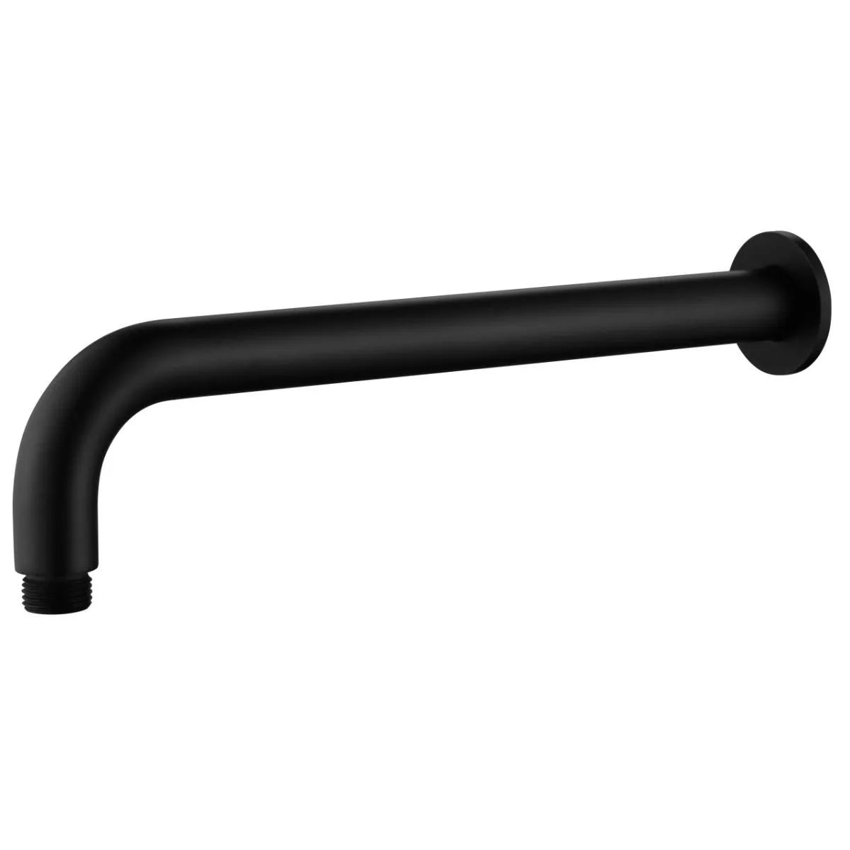 Mica - Matte Black 450mm Shower Wall Arm