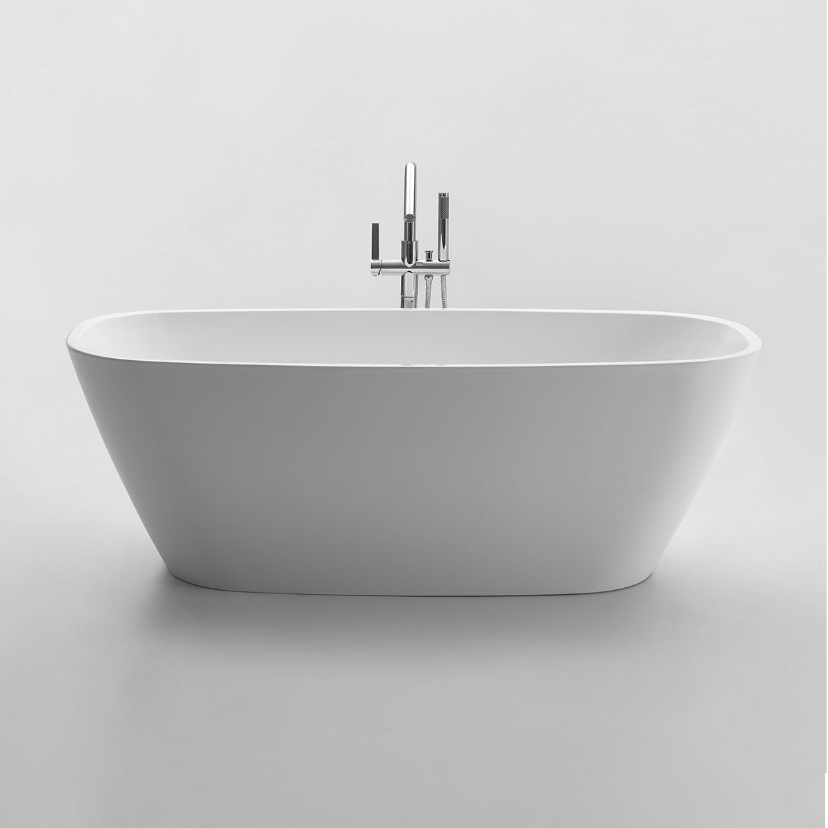 Jasmine - 1700mm Gloss White Freestanding Lucite Acrylic Bath