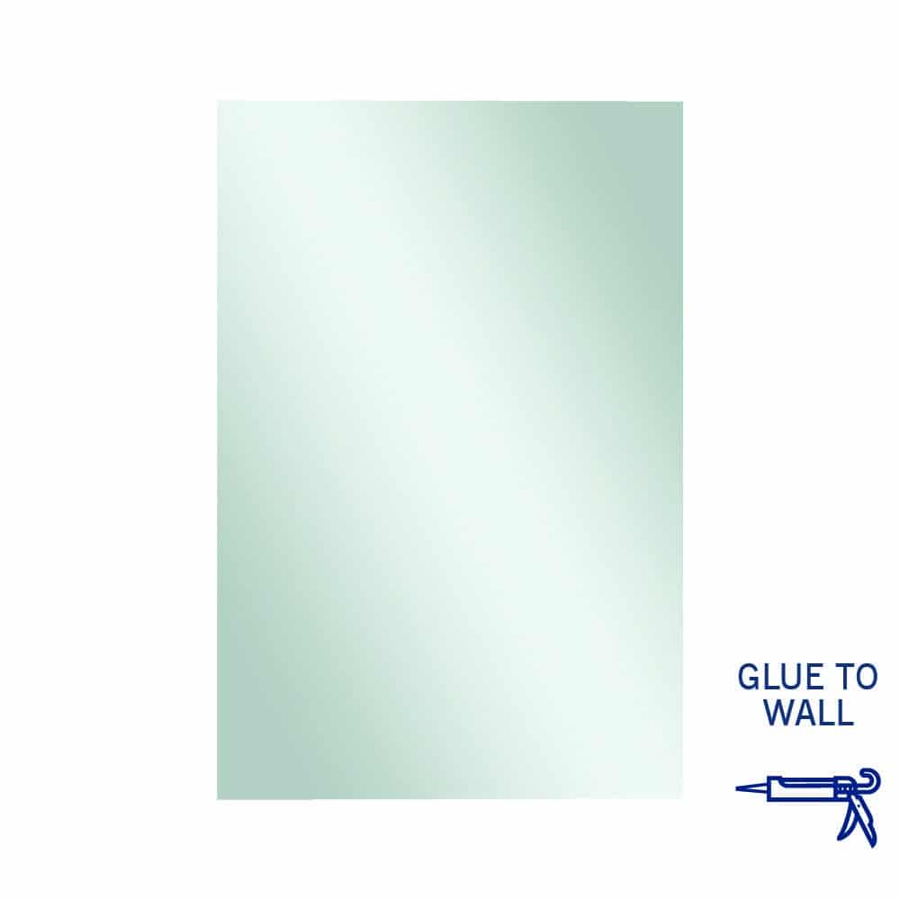 Ablaze - Jackson Rectangle Polished Edge Mirror - 1200x800mm Glue-to-Wall