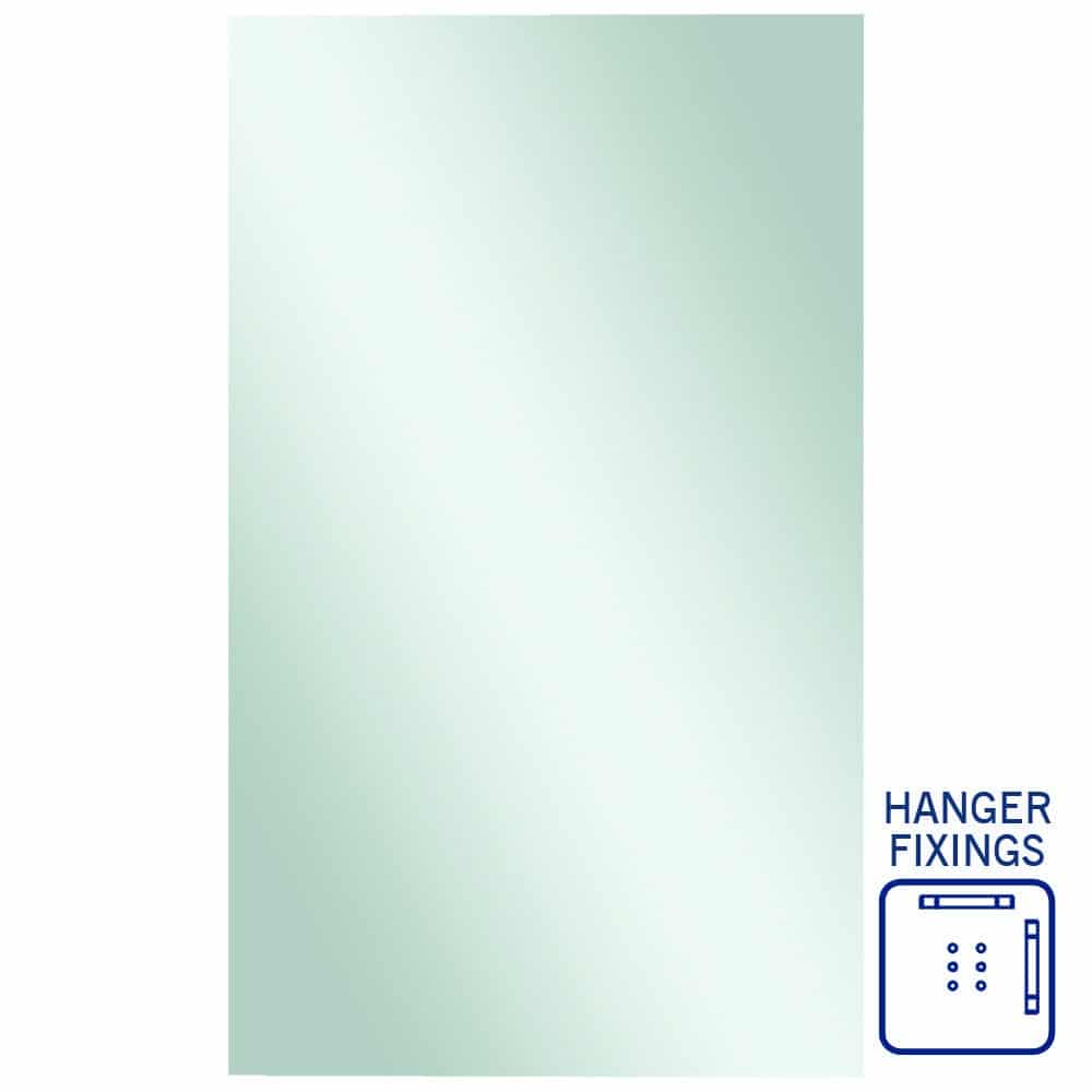 Ablaze - Jackson Rectangle Polished Edge Mirror - 1500x900mm with Hangers