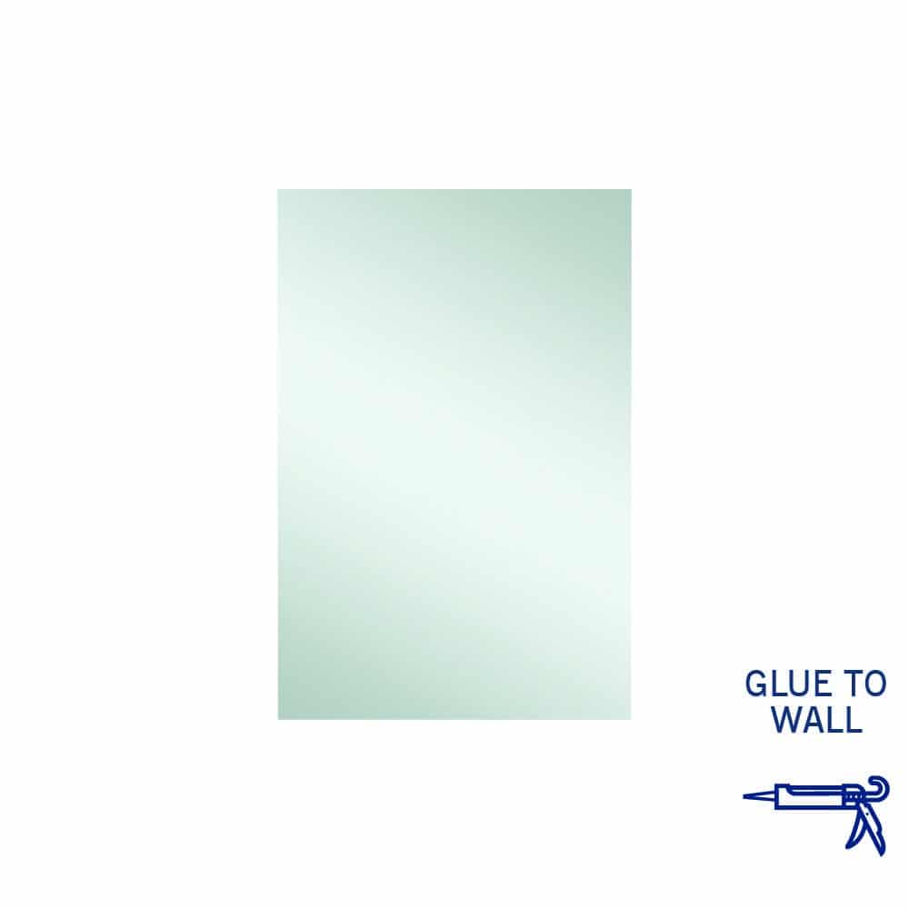 Ablaze - Jackson Rectangle Polished Edge Mirror - 600x900mm Glue-to-Wall