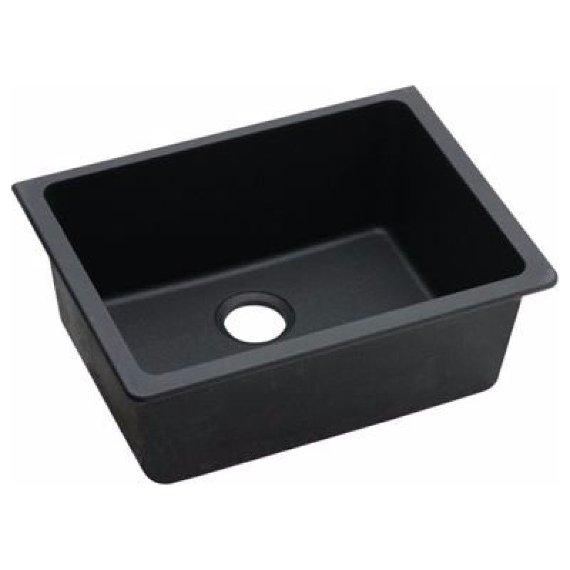 Arete - Black Granite Single Bowl Kitchen Sink
635x470x241mm