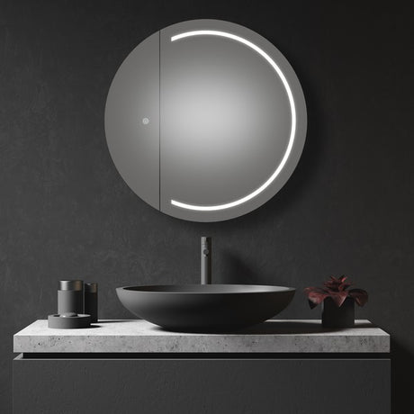 Pearl - 900mm LED Shaving Cabinet with Touch Sensor & Demister