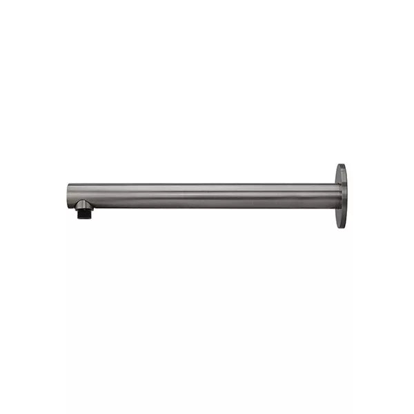 Round - Shadow Gunmetal Wall Shower Arm 400mm