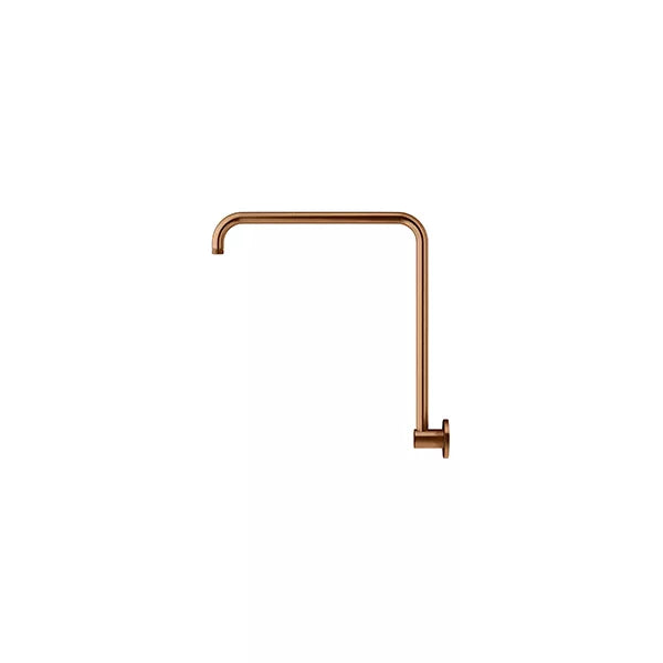 Round - Lustre Bronze High Rise Shower Arm