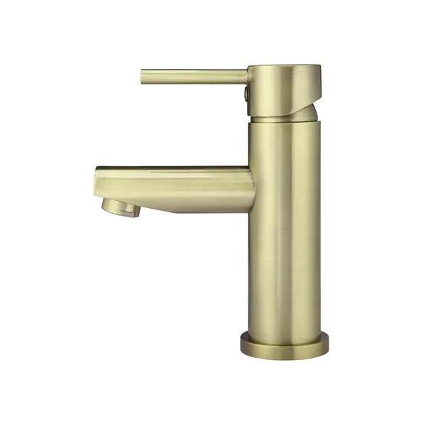 Round - Tiger Bronze Basin Mixer w Straight Spout