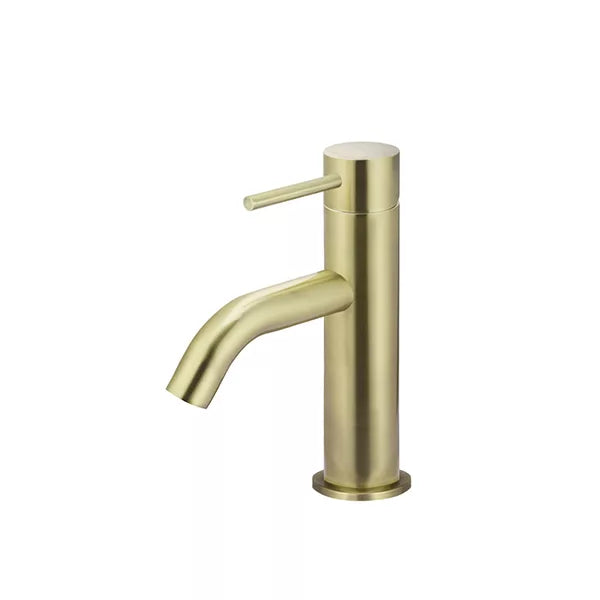 Piccola - Tiger Bronze Basin Mixer with Curved Spout