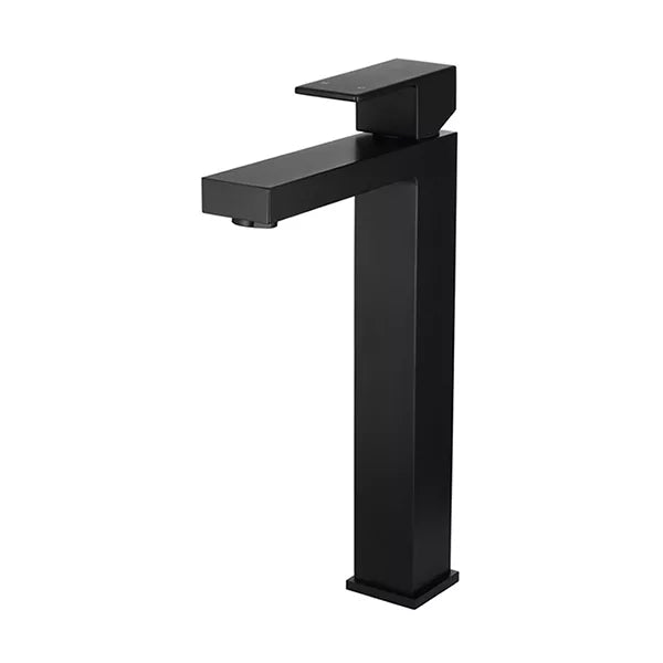 Square - Matte Black Tall Basin Mixer