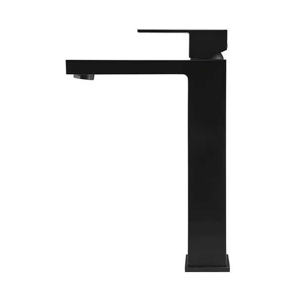 Square - Matte Black Tall Basin Mixer