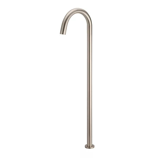 Round - Champagne Freestanding Bath Spout