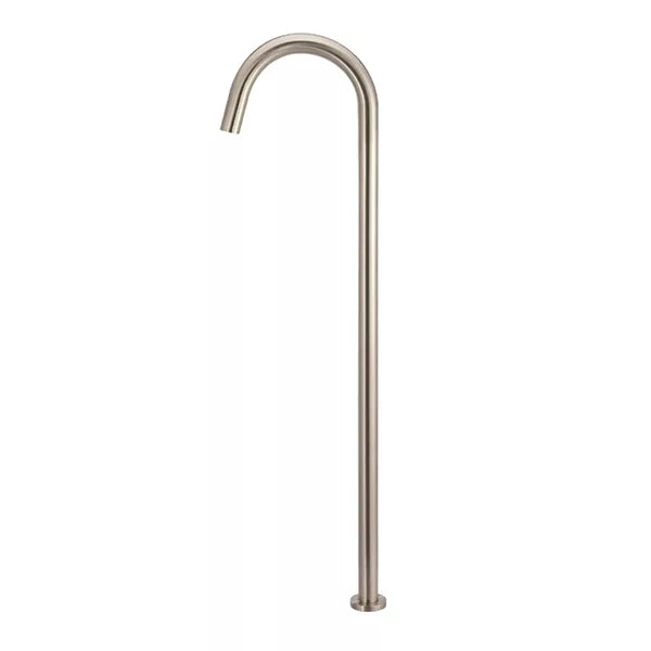Round - Champagne Freestanding Bath Spout