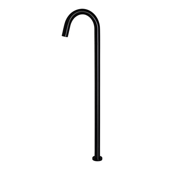 Round - Matte Black Freestanding Bath Spout
