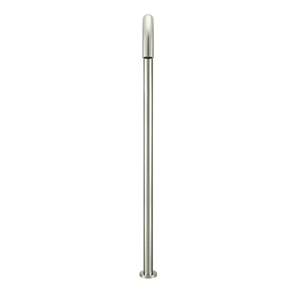 Round - Brushed Nickel Freestanding Bath Spout