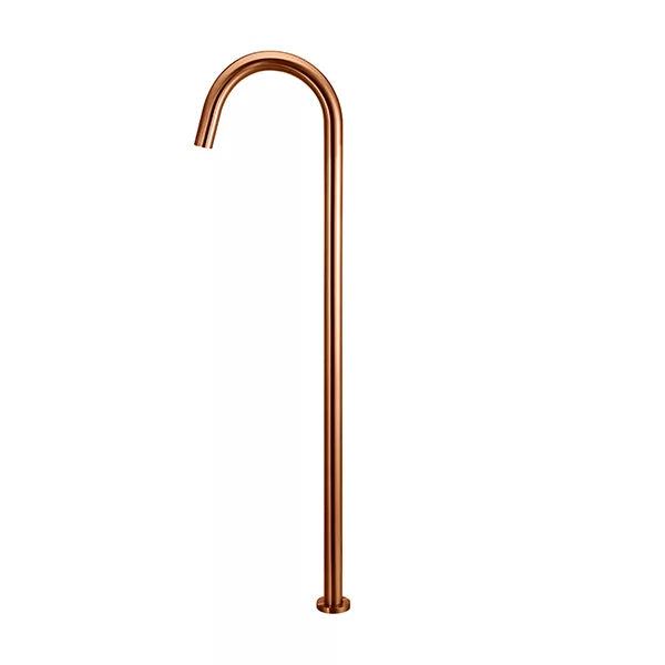 Round - Lustre Bronze Freestanding Bath Spout