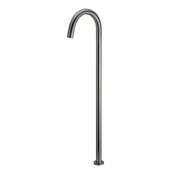 Round - Shadow Gunmetal Freestanding Bath Spout