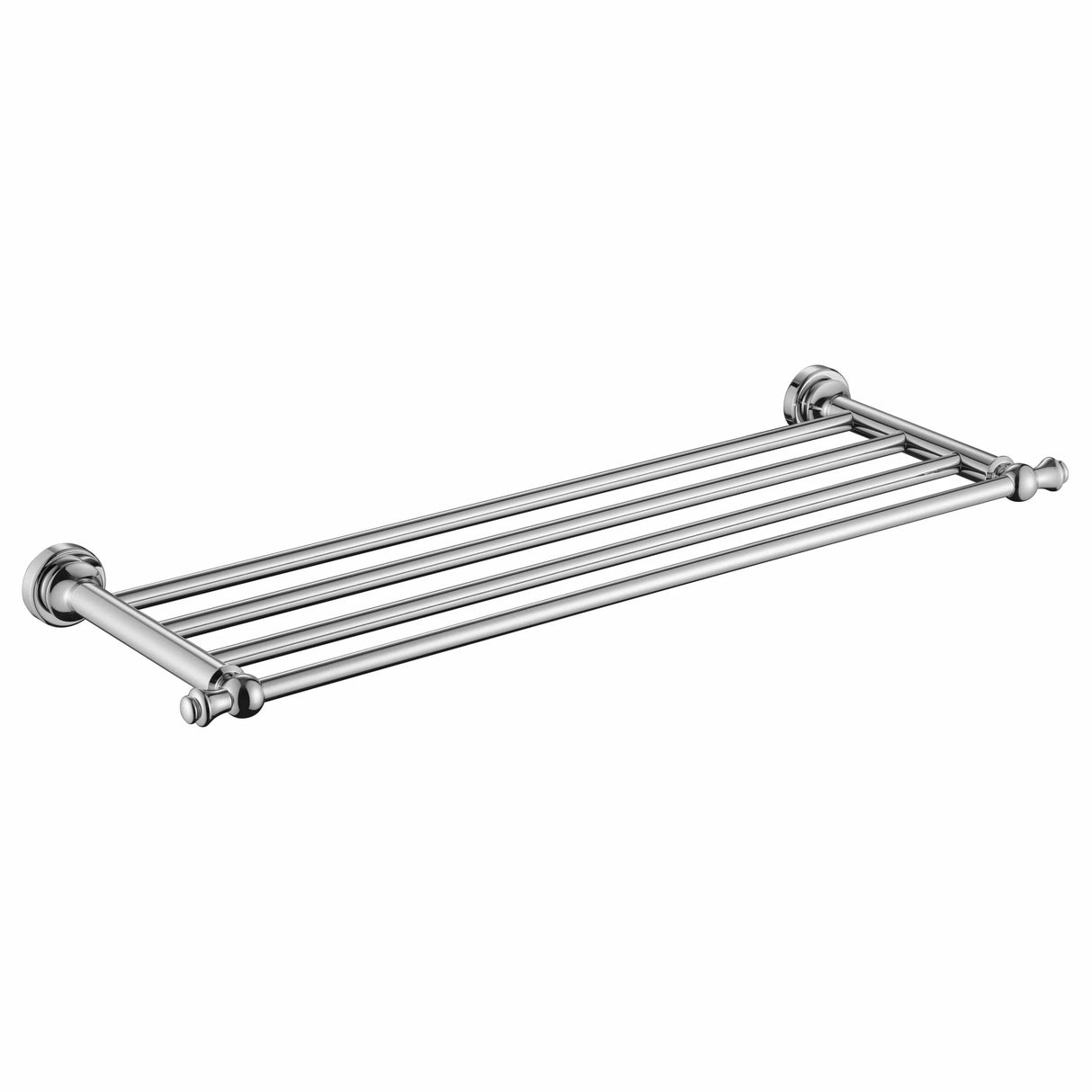Medoc - Polished Chrome 600mm Single Towel Rail