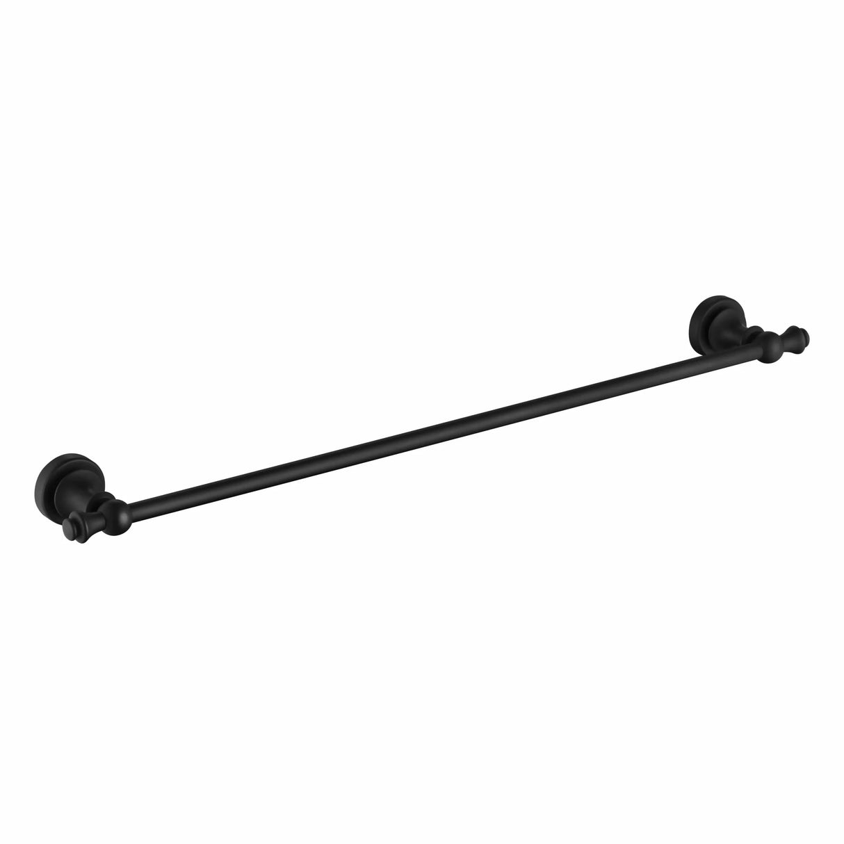 Medoc - Matte Black 600mm Single Towel Rail