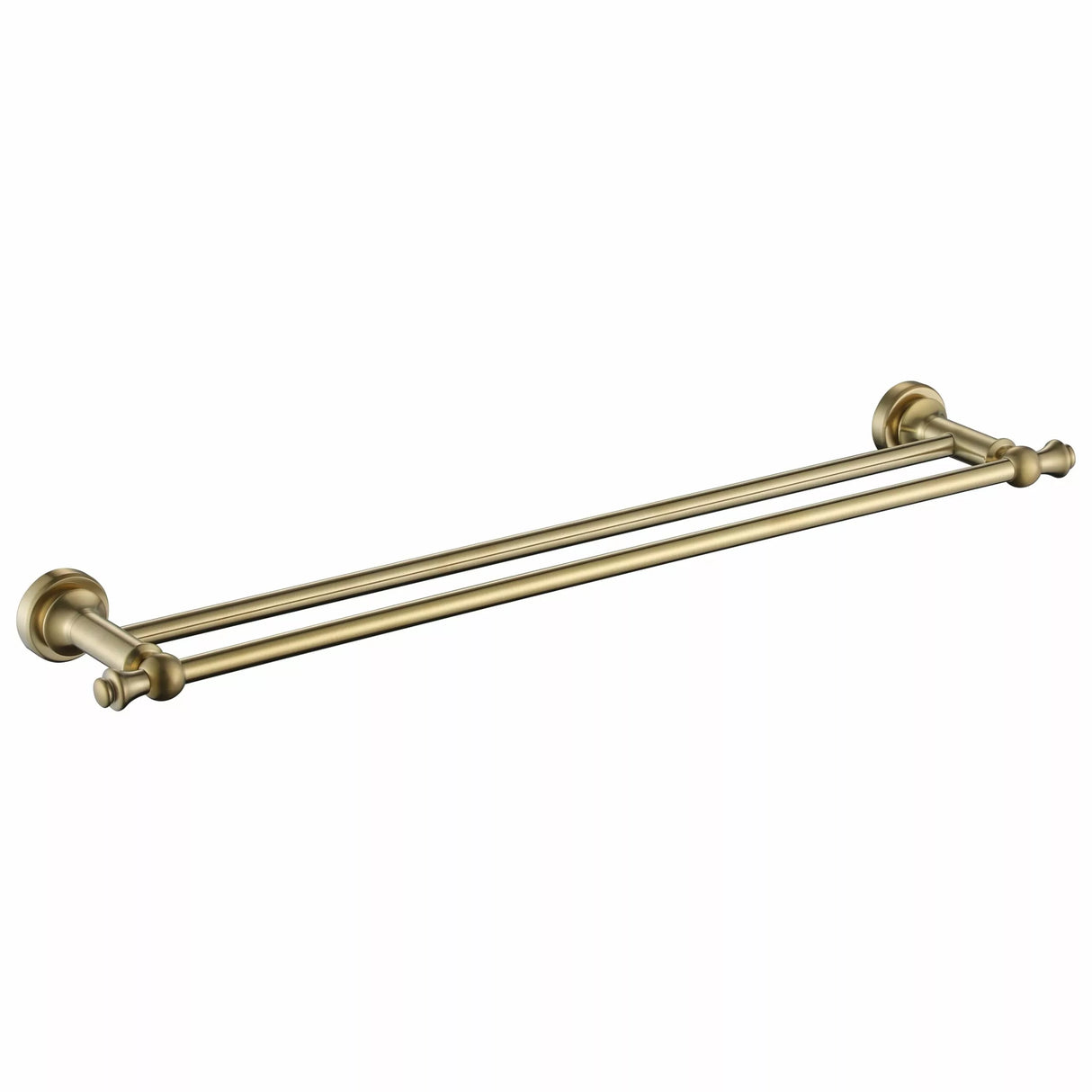 Medoc - Brushed Brass 600mm Double Towel Rail