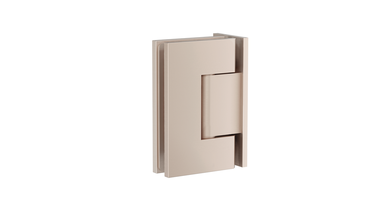 Meir - Champagne Glass to Wall Shower Door Hinge