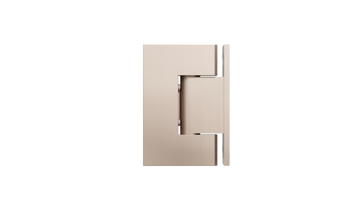 Meir - Champagne Glass to Wall Shower Door Hinge